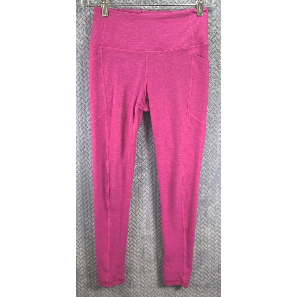 Victorias Secret Pink Marl High Rise Pocket‎ Leggings Magenta Size 2 XS